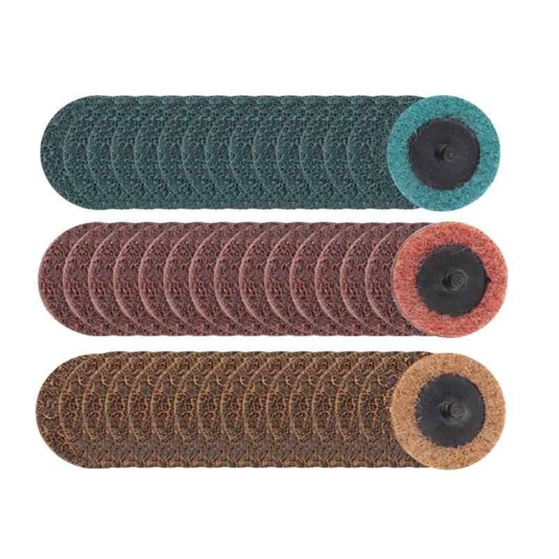 36Pcs Quick Change Discs Set 2 inch Nylon Sanding Discs with 1/4 Holder for Die Grinders Surface Grinders Polish
36Pcs Quick Change Discs Set 2 inch Nylon Sanding Discs with 1/4 Holder for Die Grinders Surface Grinders Polish