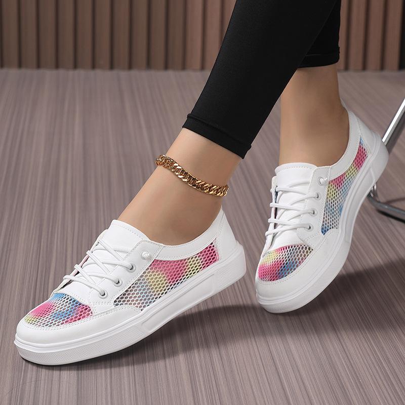 Mesh shoes new thin hollow breathable board shoes little white shoes soft sole women s travel sandals 36 білий
Mesh shoes new thin hollow breathable board shoes little white shoes soft sole women s travel sandals 36 білий