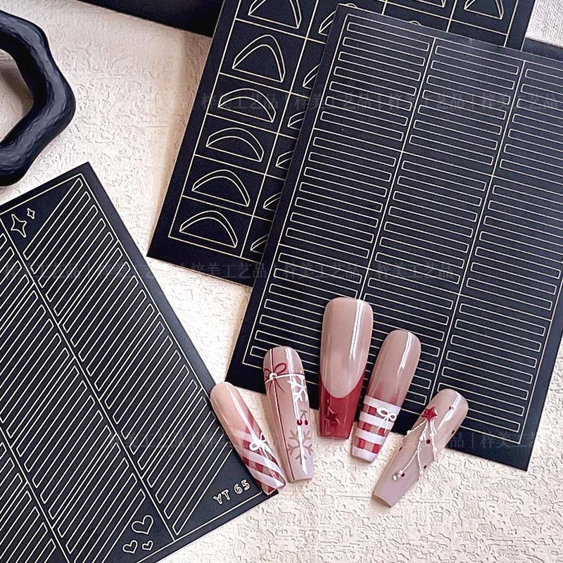 French Curve U-Shaped Nail Stickers: Dual-Use Classic Crescent Templates for Polished Manicures
French Curve U-Shaped Nail Stickers: Dual-Use Classic Crescent Templates for Polished Manicures