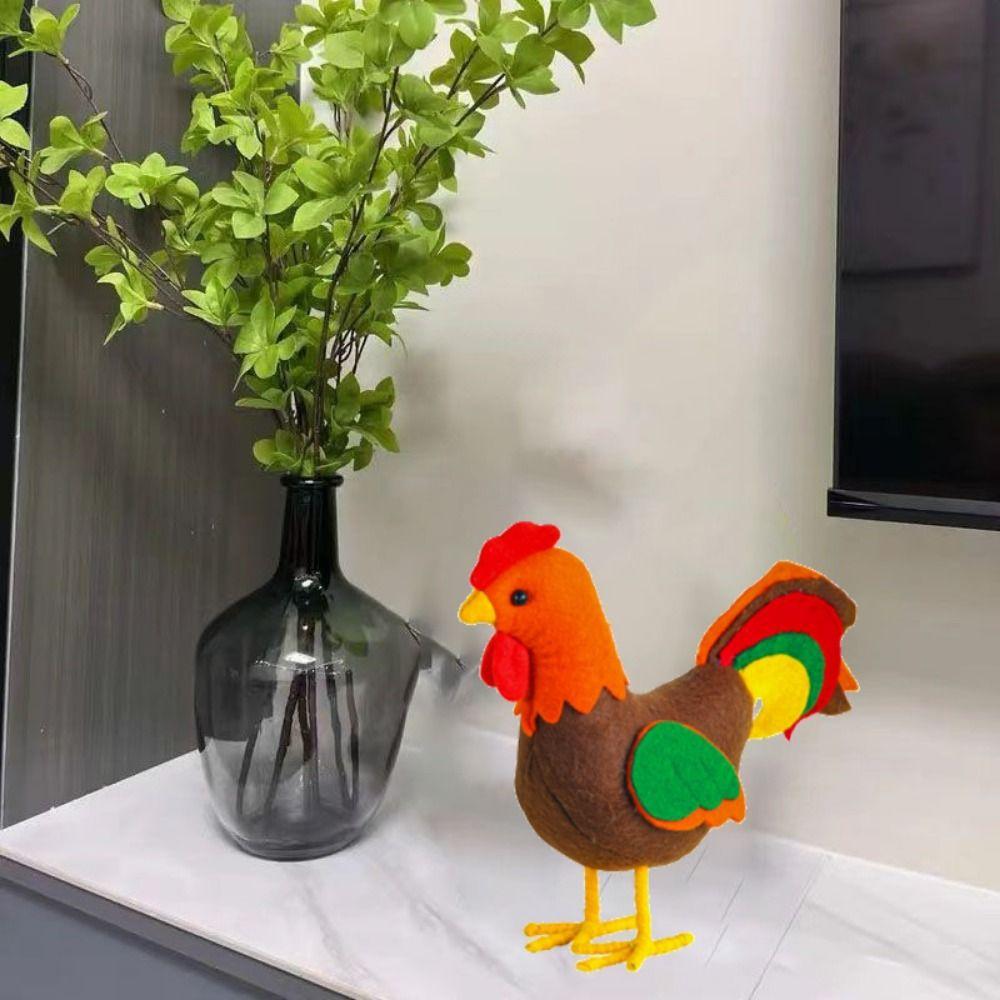 Cute Simulation Chicken Ornament Cartoon Hen Sculpture Countryside Rooster Model Home Decor Style 2
Cute Simulation Chicken Ornament Cartoon Hen Sculpture Countryside Rooster Model Home Decor Style 2