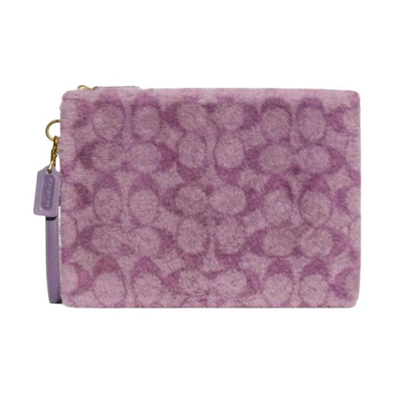 COACH Charter 30 Zipper Closure Classic Presbyopia Print Portfolio Wrist Bag Shearling Clutch Large Women s Purple фіолетовий
COACH Charter 30 Zipper Closure Classic Presbyopia Print Portfolio Wrist Bag Shearling Clutch Large Women s Purple фіолетовий