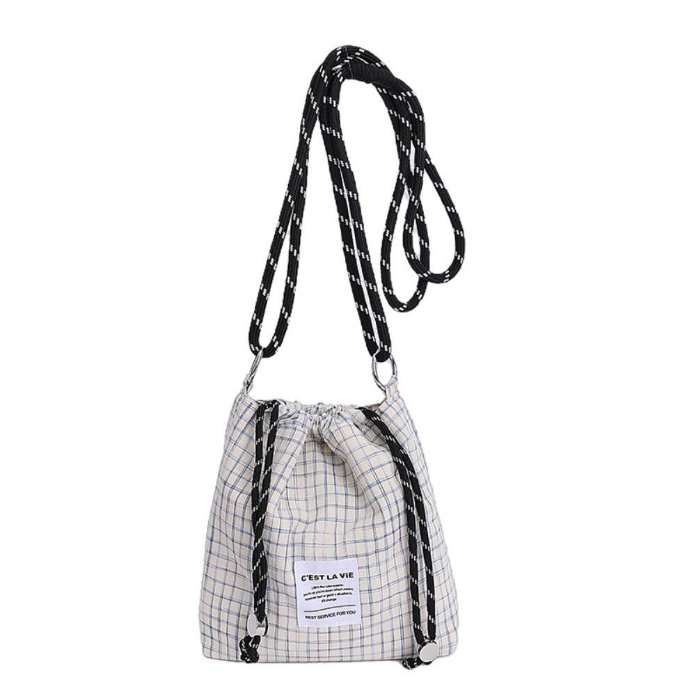 Plaid Nylon Crossbody Bag Korean Women s Handbags Simple Drawstring Bucket Bag Sports бежевый
Plaid Nylon Crossbody Bag Korean Women s Handbags Simple Drawstring Bucket Bag Sports бежевый