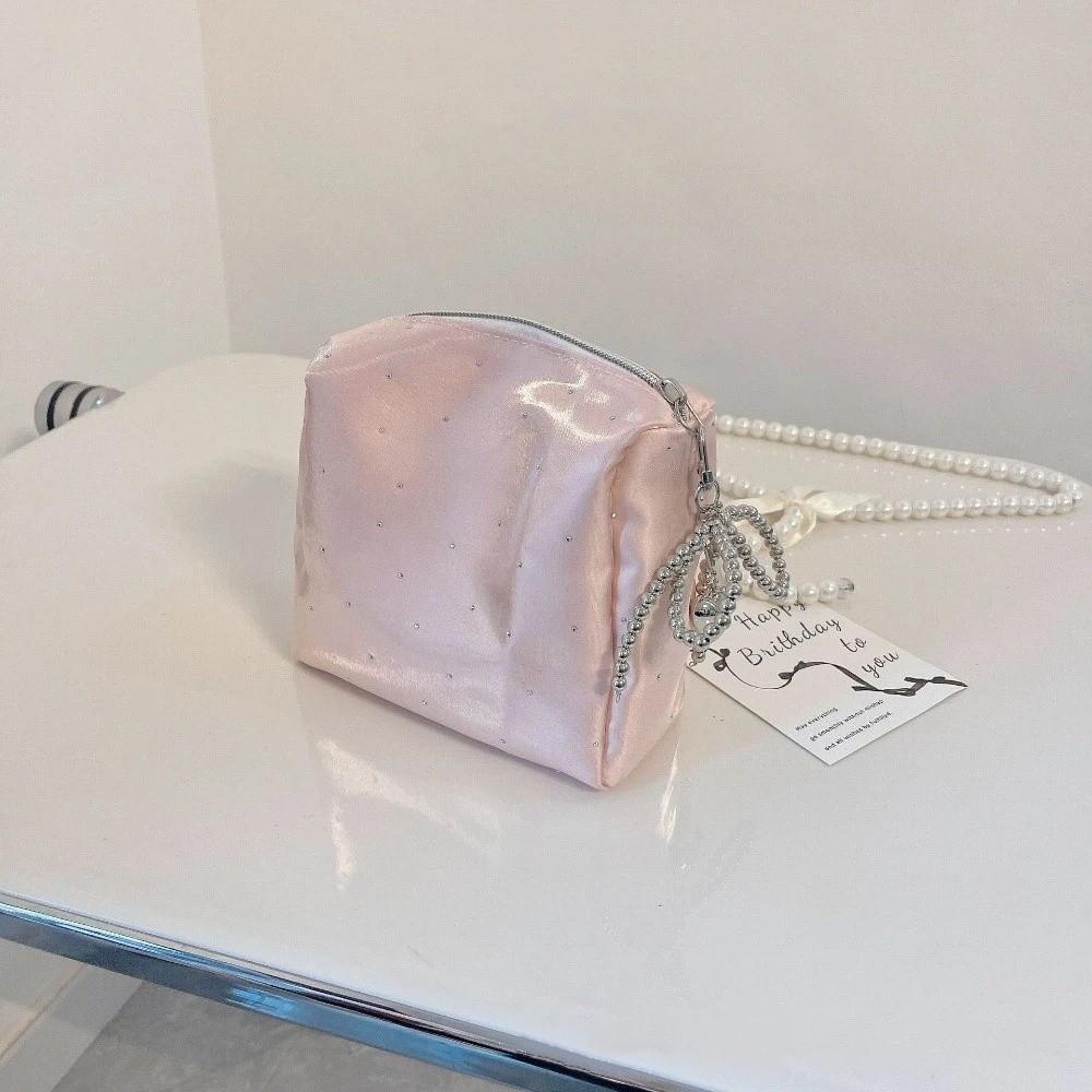 Fashion Rhinestone Small Makeup Bag Beaded Bowknot Multi-purpose Storage Bag Cosmetic Bag Travel
Fashion Rhinestone Small Makeup Bag Beaded Bowknot Multi-purpose Storage Bag Cosmetic Bag Travel