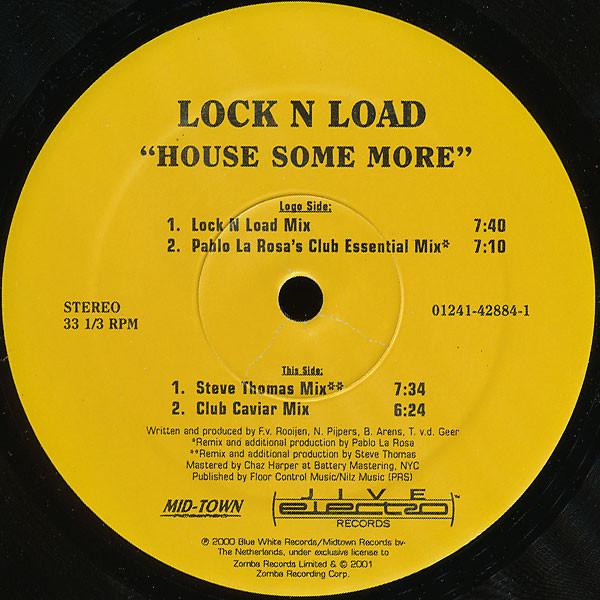 12-дюймовая пластинка LOCK N LOAD - House Some More 01241428841 Jive Electro 2001 US Танцевальная и Электронная Б/У
12-дюймовая пластинка LOCK N LOAD - House Some More 01241428841 Jive Electro 2001 US Танцевальная и Электронная Б/У