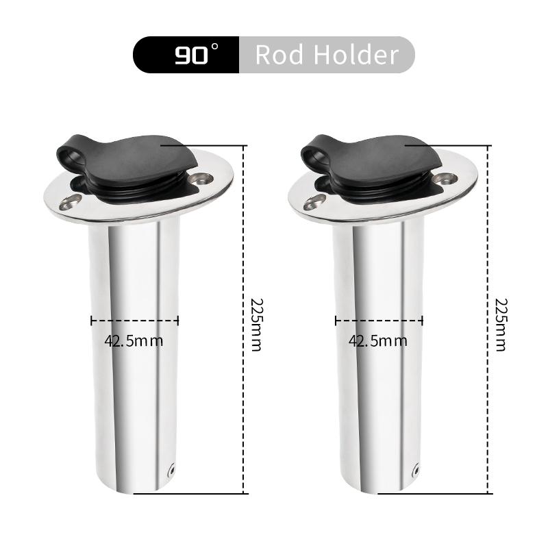 2pcs 15/30/90 Degree Heavy Flush Mount Fishing Rod Holder Stainless Steel with Lid Inner Tube Gasket Boat Accessories 90 Degree x 2pcs
2pcs 15/30/90 Degree Heavy Flush Mount Fishing Rod Holder Stainless Steel with Lid Inner Tube Gasket Boat Accessories 90 Degree x 2pcs