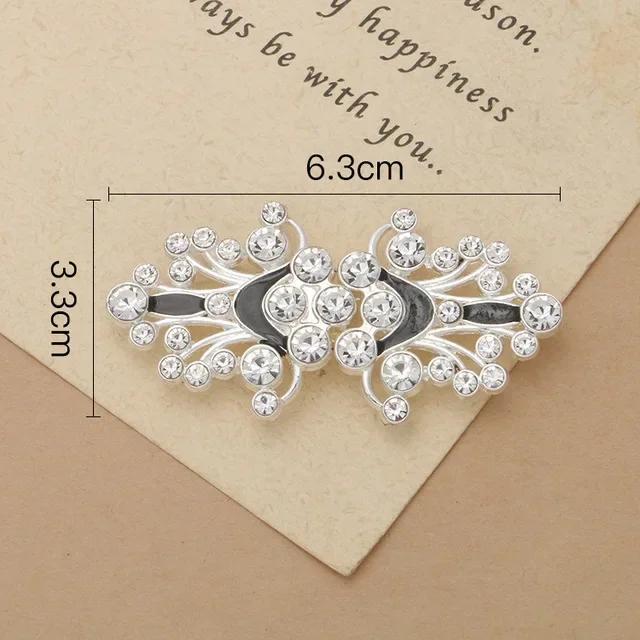 1 Pair Metal Crafts Closure Clasps Button Crystal Clasp Garment Coat Fastener Sewing Decor
1 Pair Metal Crafts Closure Clasps Button Crystal Clasp Garment Coat Fastener Sewing Decor
