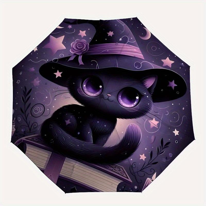 1pc Witchcraft Midnight Automatic Open/Close, Foldable Compact Umbrella with 8-Rib Shaft, Perfect Gift For Men And Women, Casual Style, Vibr
1pc Witchcraft Midnight Automatic Open/Close, Foldable Compact Umbrella with 8-Rib Shaft, Perfect Gift For Men And Women, Casual Style, Vibr