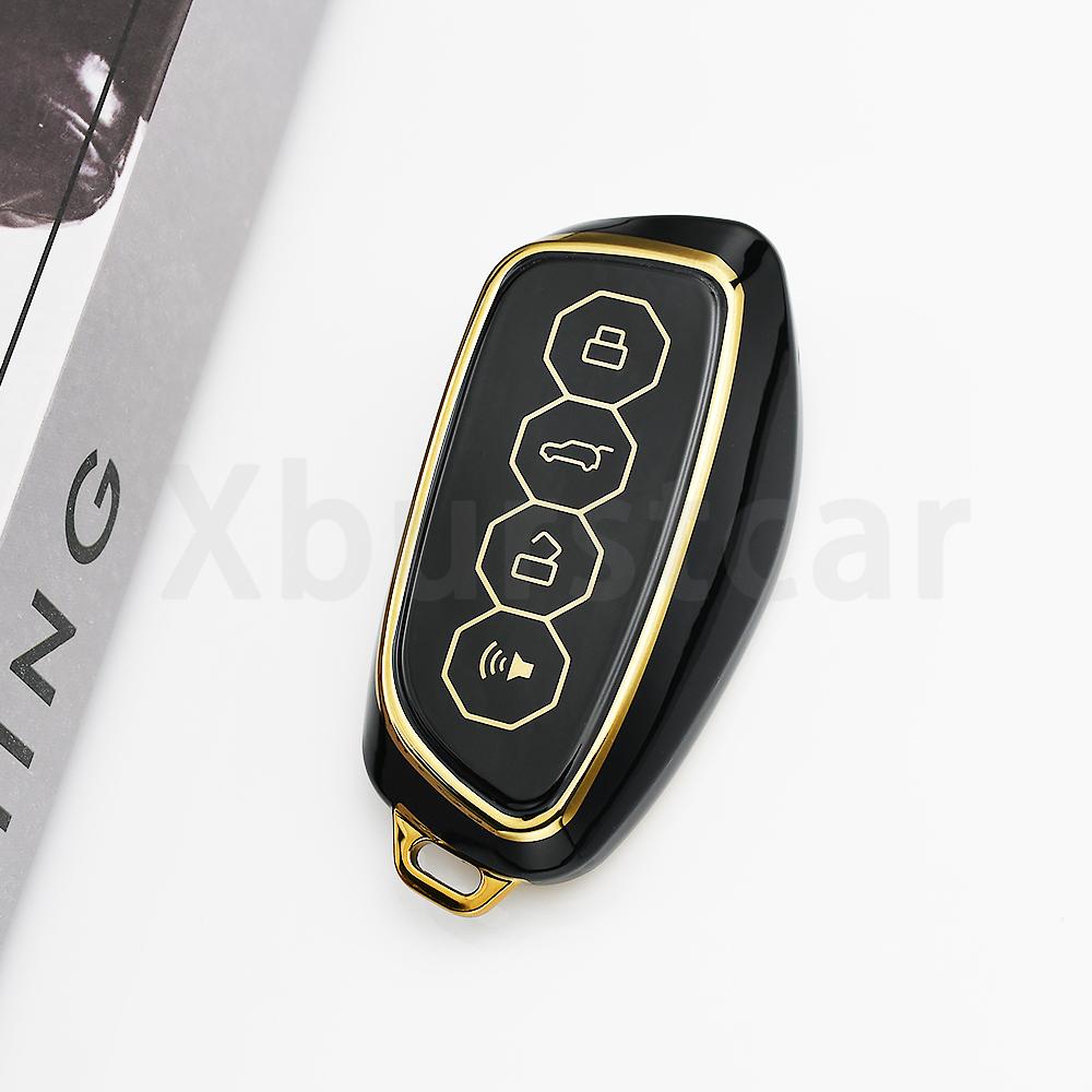 Gold Edge Tpu Keyless Car Key Case Cover For Haval Hover Jolion X Dog H2 H3 H5 H7 H8 M4 F7H H2S Xy H6 Dargo M6 H9 H6S F7 F7X
Gold Edge Tpu Keyless Car Key Case Cover For Haval Hover Jolion X Dog H2 H3 H5 H7 H8 M4 F7H H2S Xy H6 Dargo M6 H9 H6S F7 F7X