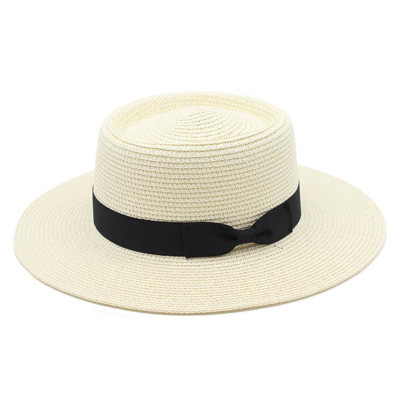 French Internet Celebrity Straw Hat Flat Top Straw Hat Women S Summer Wide Edge Sun Protection Big Head British Top Hat Seaside Shade M(56-58cm) молоко, білий колір
French Internet Celebrity Straw Hat Flat Top Straw Hat Women S Summer Wide Edge Sun Protection Big Head British Top Hat Seaside Shade M(56-58cm) молоко, білий колір