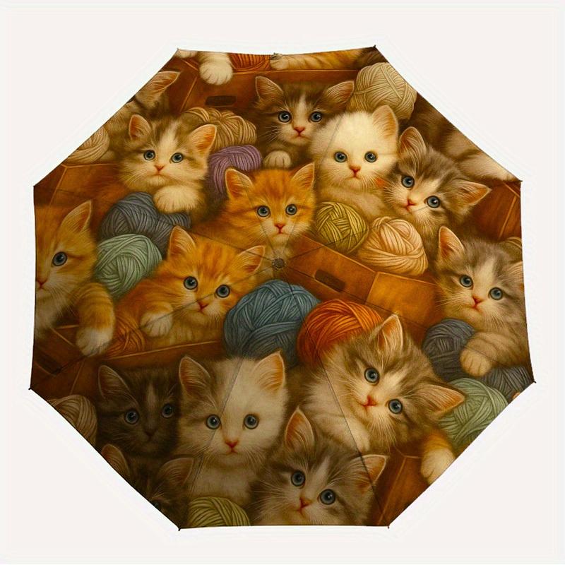 1pc Kittens and Yarn Themed High-quality Umbrella,Automatic Opening and Closing Umbrella,Multi-functional Umbrella G0811390
1pc Kittens and Yarn Themed High-quality Umbrella,Automatic Opening and Closing Umbrella,Multi-functional Umbrella G0811390