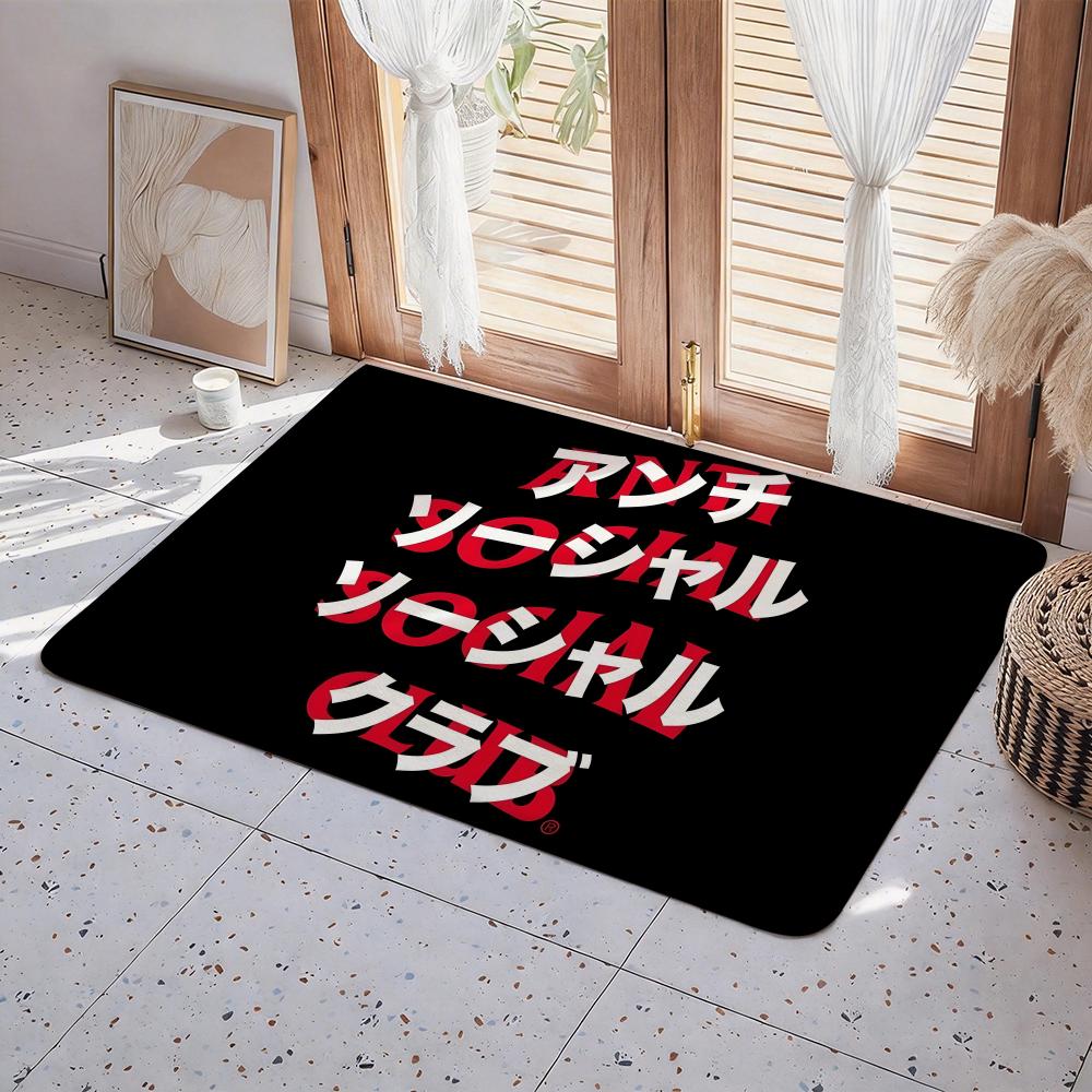Fashion F ANTI SOCIAL SOCIAL CLUB Floor Mat Eco Flannel Doormat Non Slip Odorless Indoor Floor Rug Soft Short Plush Home Mat 50x80cm
Fashion F ANTI SOCIAL SOCIAL CLUB Floor Mat Eco Flannel Doormat Non Slip Odorless Indoor Floor Rug Soft Short Plush Home Mat 50x80cm