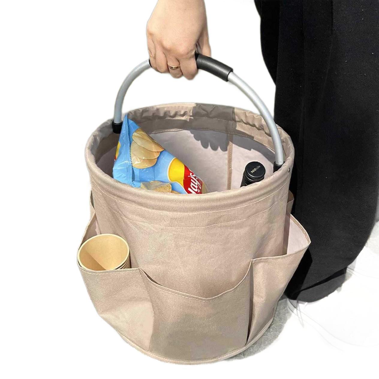Foldable Large-Capacity Beach and Picnic Handbag - Multifunctional Portable Storage Bag for Daily Use темного кольору хакі
Foldable Large-Capacity Beach and Picnic Handbag - Multifunctional Portable Storage Bag for Daily Use темного кольору хакі