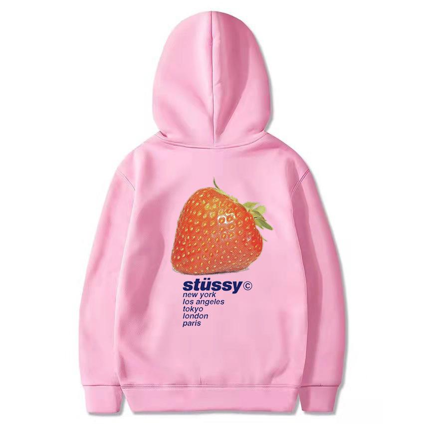Stussy 2023, осень/зима Stussy, мужские и женские свитера с капюшоном с клубничным принтом, европейские размеры, большие размеры
Stussy 2023, осень/зима Stussy, мужские и женские свитера с капюшоном с клубничным принтом, европейские размеры, большие размеры