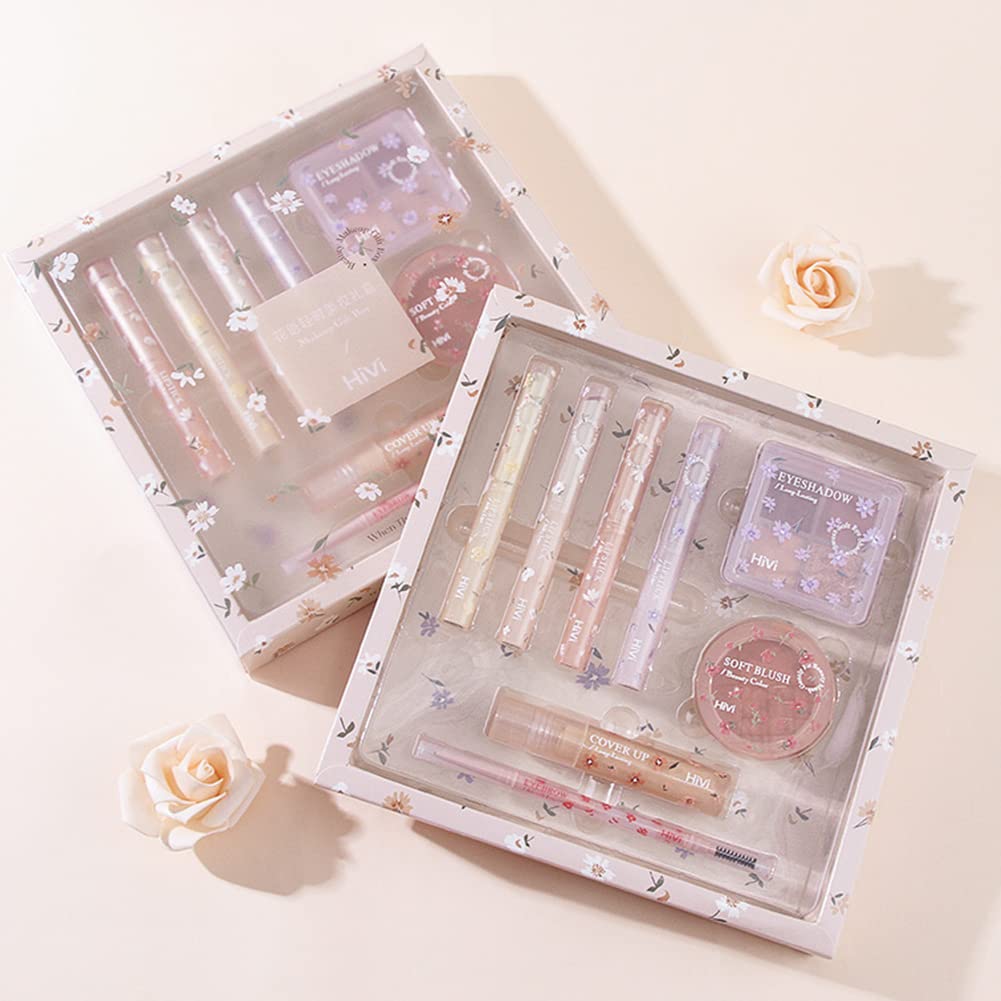 GECOMO Makeup Exquisite and Cute Cosmetics Set 8 Pieces Lipstick Makeup Palette Long Lasting Beginners Popular Christmas Gift New Year Birthday
GECOMO Makeup Exquisite and Cute Cosmetics Set 8 Pieces Lipstick Makeup Palette Long Lasting Beginners Popular Christmas Gift New Year Birthday