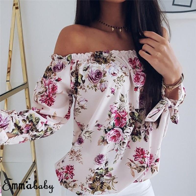 Fashion Elegant Woman Off-shoulder Shirts New Ladies Floral Printed Long Sleeve Shirt Casual Summer Lady Loose Blouse Tops L білий
Fashion Elegant Woman Off-shoulder Shirts New Ladies Floral Printed Long Sleeve Shirt Casual Summer Lady Loose Blouse Tops L білий
