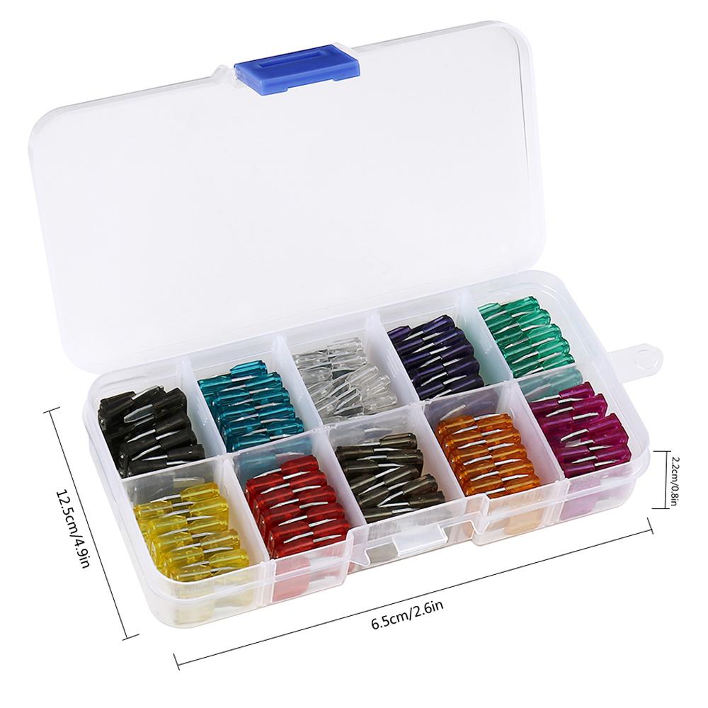 120pcs Blade Fuses Assortment Kit 2/3/5/7.5/10/15/20/25/30/35a Colorful Replacement Automotive Fuses With Storage Box For Car
120pcs Blade Fuses Assortment Kit 2/3/5/7.5/10/15/20/25/30/35a Colorful Replacement Automotive Fuses With Storage Box For Car