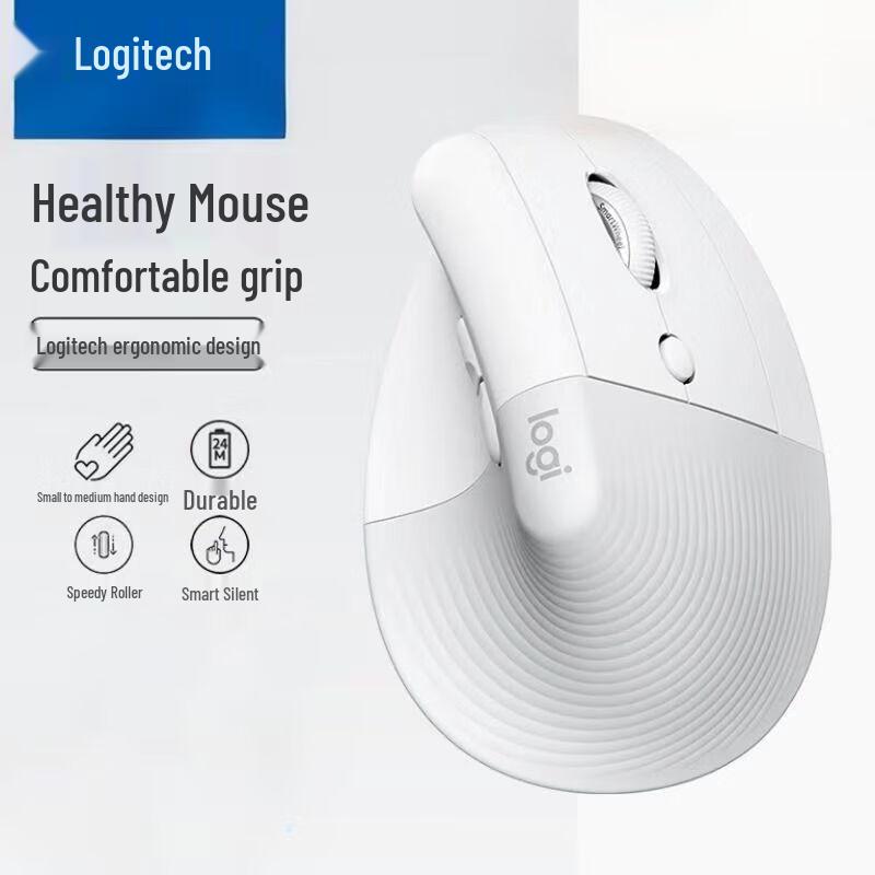 Logitech G Lift Ergonomic Vertical Wireless Mouse
Logitech G Lift Ergonomic Vertical Wireless Mouse