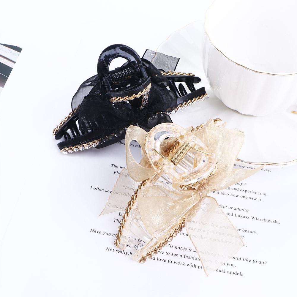 Women Girls Net Yarn Bow Knot Rhinestone Hair Claw Hair Clip Hair Accessories Grab Clip шампанського
Women Girls Net Yarn Bow Knot Rhinestone Hair Claw Hair Clip Hair Accessories Grab Clip шампанського