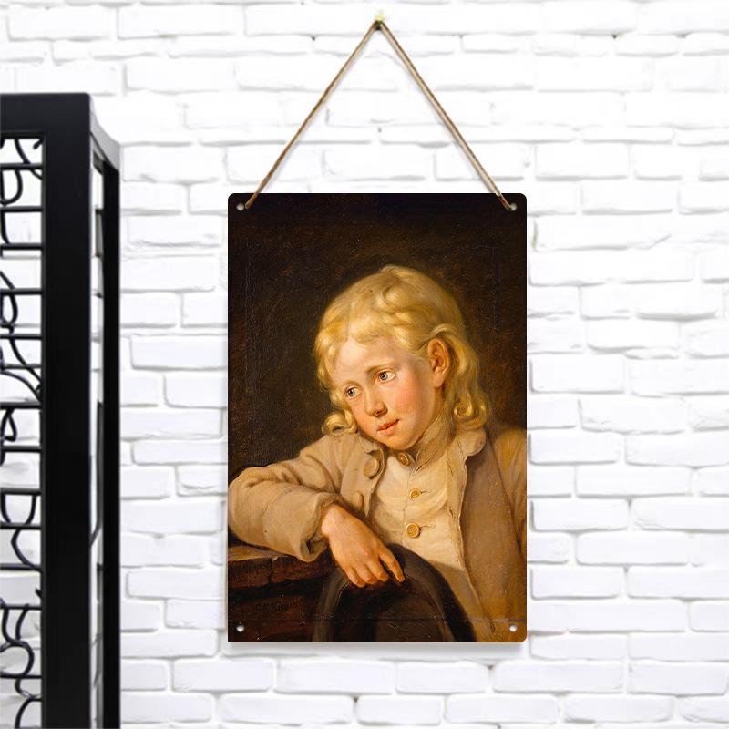 European Classical Child Portrait Metal Tin Painting Vintage Home Wall Art Decor for Living Room Study Porch 7.9x11.8In(20x30cm)
European Classical Child Portrait Metal Tin Painting Vintage Home Wall Art Decor for Living Room Study Porch 7.9x11.8In(20x30cm)