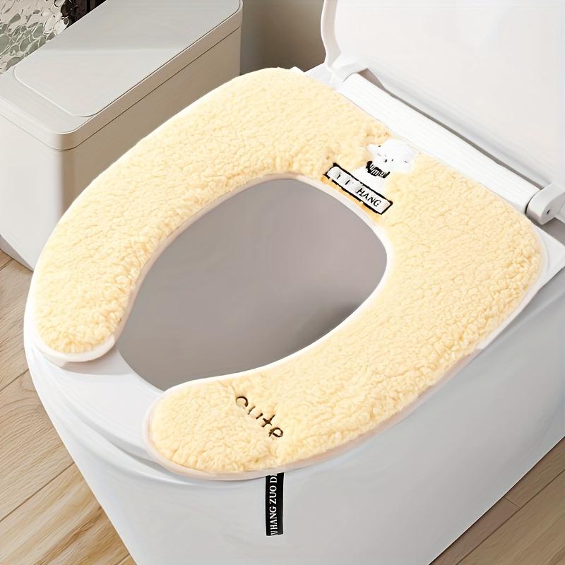 Reusable Toilet Seat Cover - All-Season Soft & Thick Lid with Handle, Washable Bathroom Cushion for Home Use, Winter Extra Padded Commode Pad Puppy Toilet Seat Cushion
Reusable Toilet Seat Cover - All-Season Soft & Thick Lid with Handle, Washable Bathroom Cushion for Home Use, Winter Extra Padded Commode Pad Puppy Toilet Seat Cushion