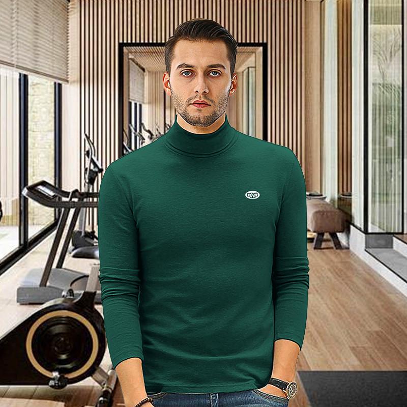 Мужская быстросохнущая футболка с длинным рукавом для фитнеса и бега осенью XXL зелёный
Мужская быстросохнущая футболка с длинным рукавом для фитнеса и бега осенью XXL зелёный