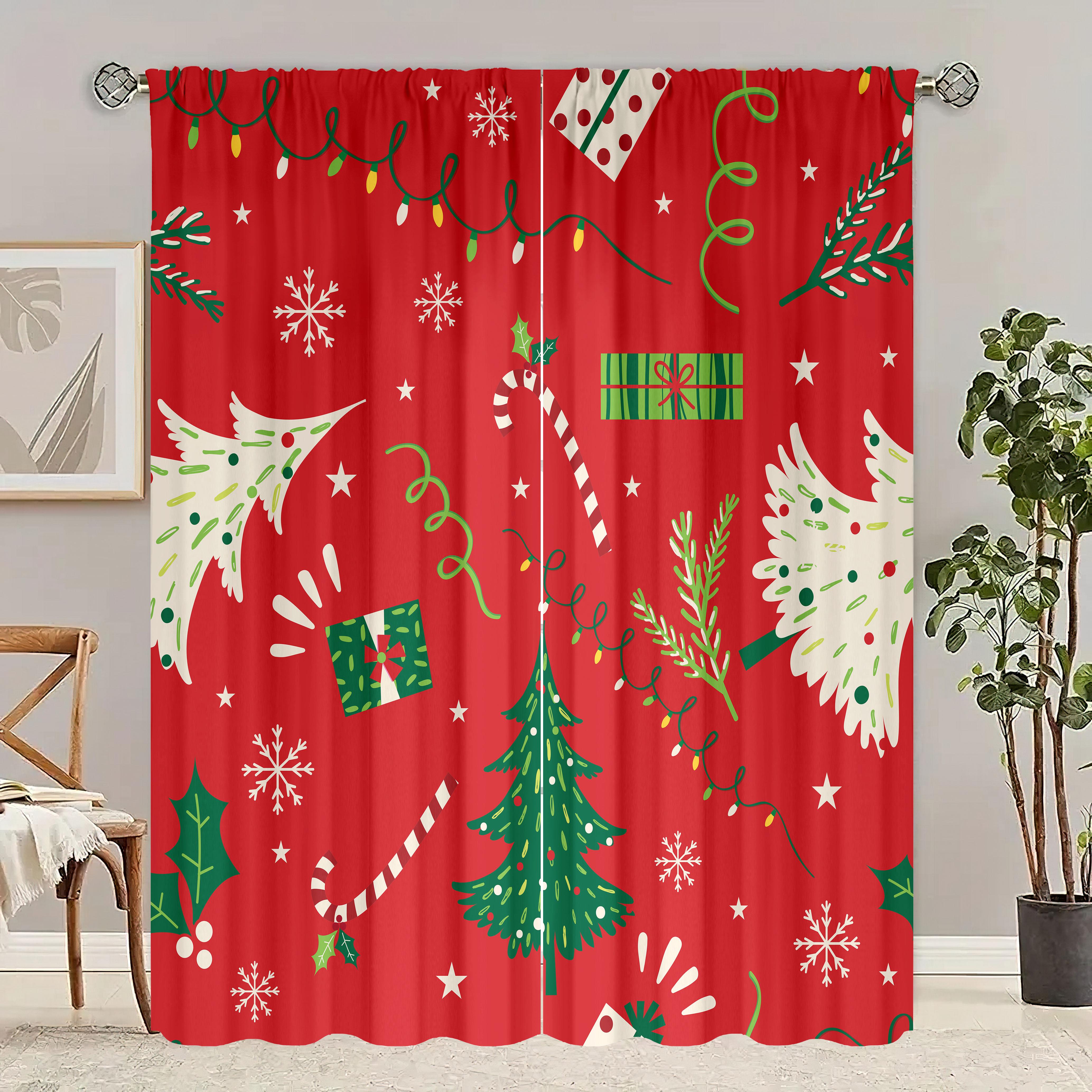 2 шт. - Шторы с рождественским принтом - Материал полиэстер - Шторы для спальни, гостиной, кабинета - индивидуальные узоры 30inchx65inchx2Pcs
2 шт. - Шторы с рождественским принтом - Материал полиэстер - Шторы для спальни, гостиной, кабинета - индивидуальные узоры 30inchx65inchx2Pcs