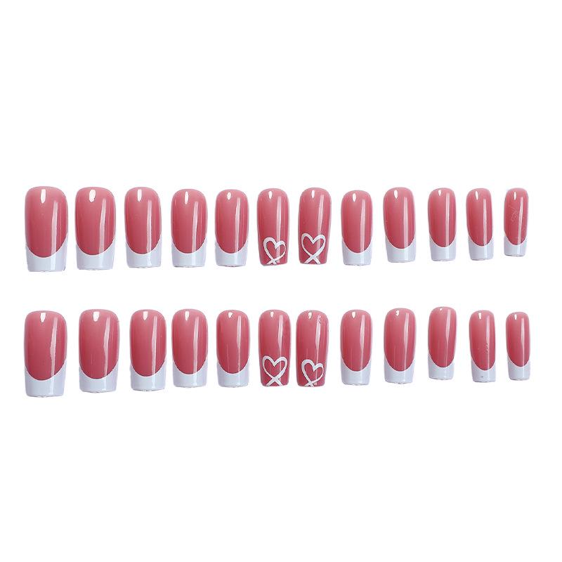 European & American Handmade Sweetheart Press-On Long Nails for Women
European & American Handmade Sweetheart Press-On Long Nails for Women