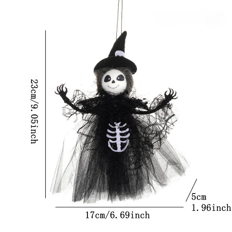 Scary Halloween Gauze Witch Pumpkin Doll Exquisite Funny Pumpkin Ghost Hanging Ornament Festival Happy Halloween Decoration чорний
Scary Halloween Gauze Witch Pumpkin Doll Exquisite Funny Pumpkin Ghost Hanging Ornament Festival Happy Halloween Decoration чорний