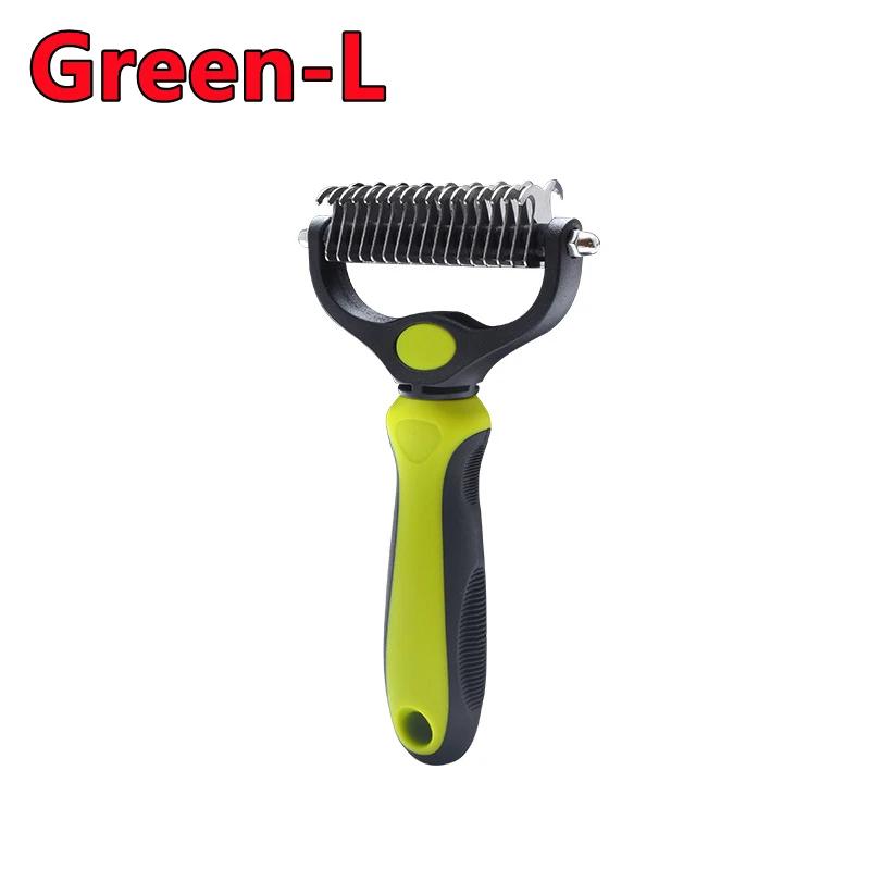 Professional Pet Deshedding Brush for Dogs and Cats Double Sided Grooming Tool with Hair Remover Fur Knot Cutter for Shedding XS
Professional Pet Deshedding Brush for Dogs and Cats Double Sided Grooming Tool with Hair Remover Fur Knot Cutter for Shedding XS