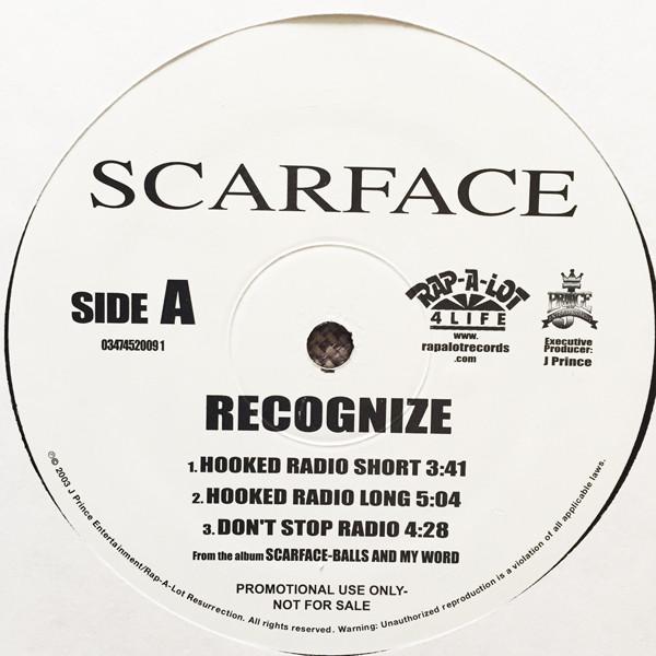 12inch Record SCARFACE - Recognize 03474520091 Rap-A-Lot 4 Lif 2003 US Rap & Hip-Hop/R&B Used
12inch Record SCARFACE - Recognize 03474520091 Rap-A-Lot 4 Lif 2003 US Rap & Hip-Hop/R&B Used