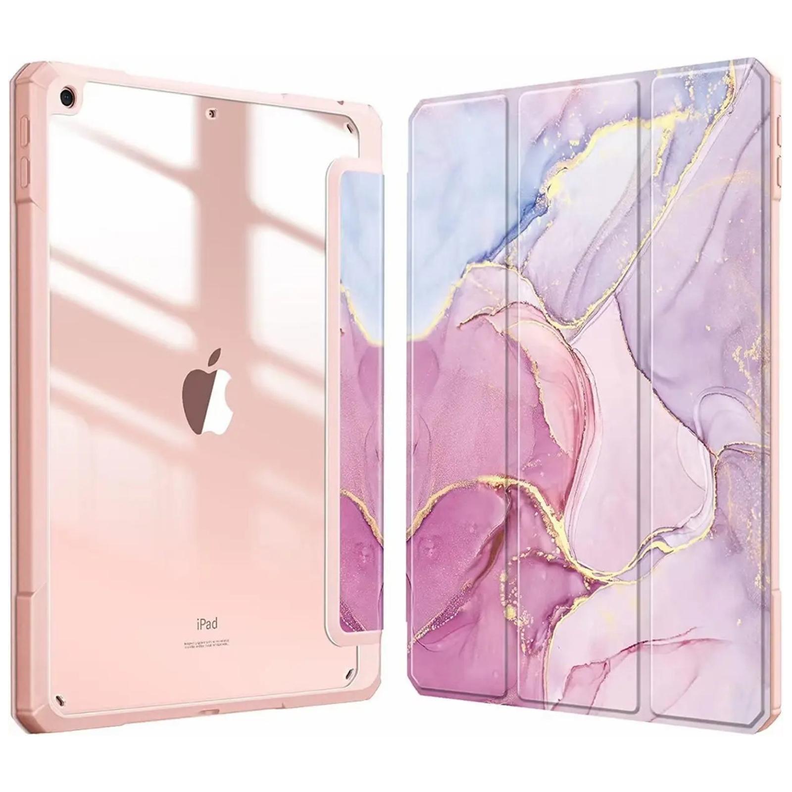 Чохол для планшета iPad 10.2 (2021 рік)/(2020)/(2019 р)/Air 10.5 дюймів (2019 р) Прозора акрилова шкіряна обкладинка з друком візерунка-підставки Pink Marble
Чохол для планшета iPad 10.2 (2021 рік)/(2020)/(2019 р)/Air 10.5 дюймів (2019 р) Прозора акрилова шкіряна обкладинка з друком візерунка-підставки Pink Marble