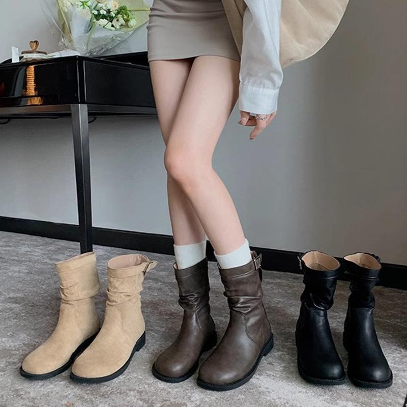 Grape Mom Studiolee Korean Round Head Folded Suede Thick Heel Thick Bottom Pile Low Top Short Boots Women s Autumn 40 кавовий
Grape Mom Studiolee Korean Round Head Folded Suede Thick Heel Thick Bottom Pile Low Top Short Boots Women s Autumn 40 кавовий