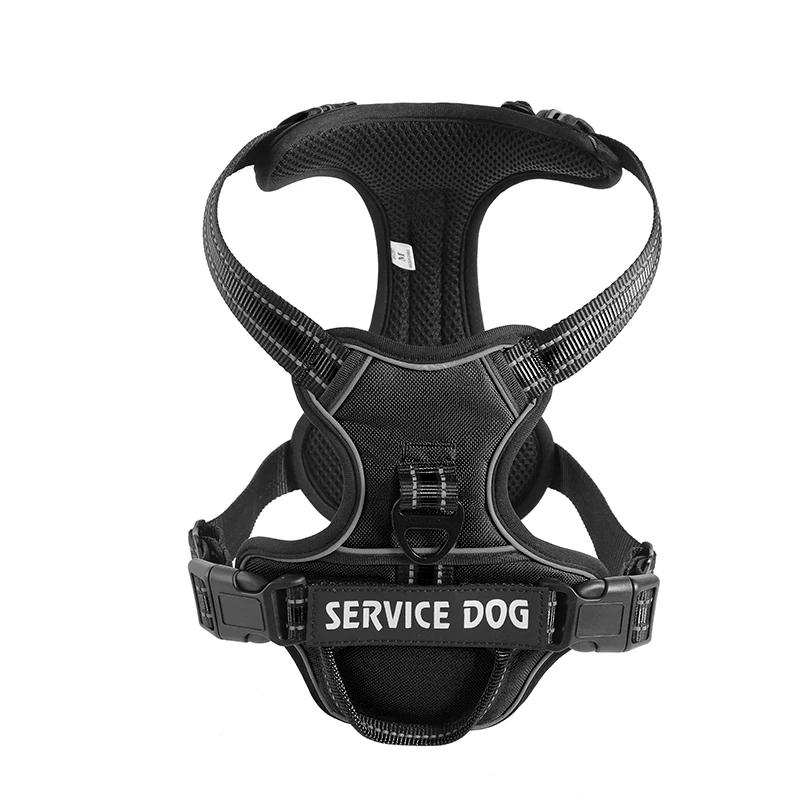 Nylon Dog Harness Vest Reflective Dog Harness Personalized Breathable Adjustable Pet Harness Leash For Small Medium Large Dogs black XS чорний
Nylon Dog Harness Vest Reflective Dog Harness Personalized Breathable Adjustable Pet Harness Leash For Small Medium Large Dogs black XS чорний