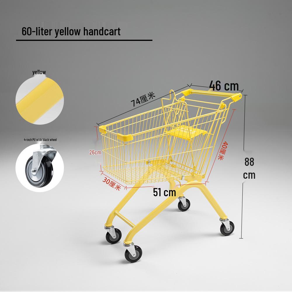 60L Pink Shopping Cart Trolley for Supermarkets, Malls, Warehouses, and Convenience Stores
60L Pink Shopping Cart Trolley for Supermarkets, Malls, Warehouses, and Convenience Stores