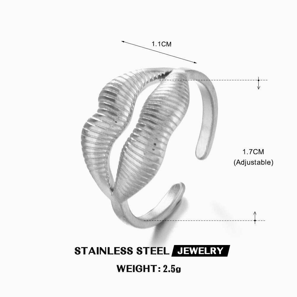 Exaggerated Lip Mouth Open Ring Trendy Waterproof Stainless Steel Gold Color Women Rings Zircon Christmas Gift Wholesale Open
Exaggerated Lip Mouth Open Ring Trendy Waterproof Stainless Steel Gold Color Women Rings Zircon Christmas Gift Wholesale Open