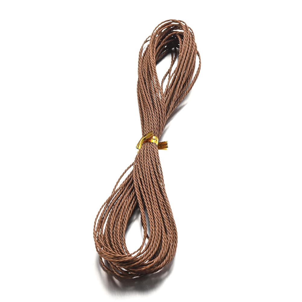 10m/Lot 1mm Waxed Cotton String Beading Cord Rope for DIY Bracelet Necklace Jewelry Making Supplies Accessories 1.0mmx10m светло-коричневого
10m/Lot 1mm Waxed Cotton String Beading Cord Rope for DIY Bracelet Necklace Jewelry Making Supplies Accessories 1.0mmx10m светло-коричневого