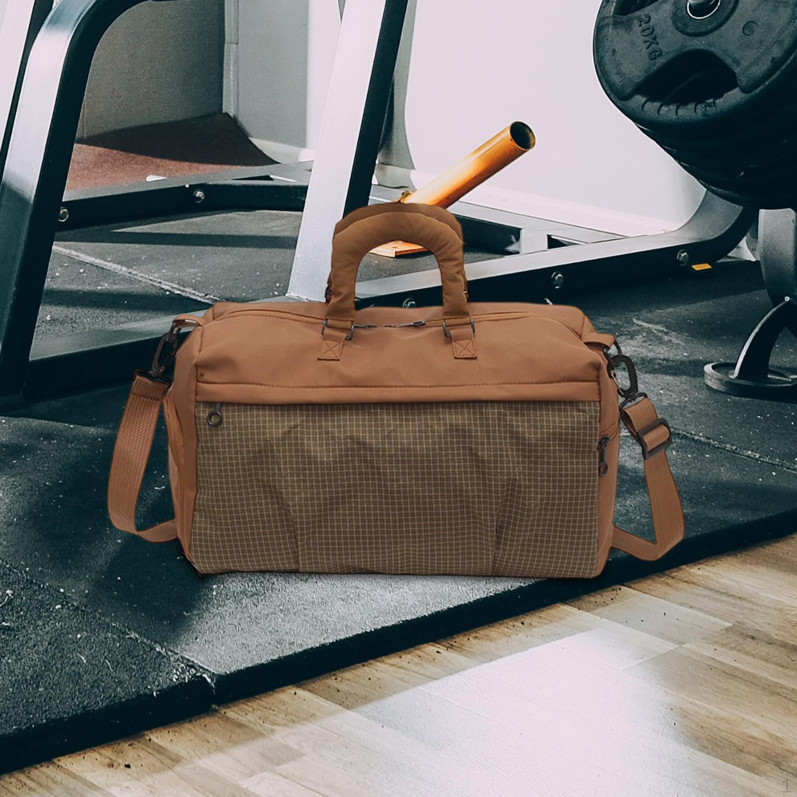 with Separate Compartments for Clothes And Wet Items, Ideal Golf Outings. коричневий
with Separate Compartments for Clothes And Wet Items, Ideal Golf Outings. коричневий