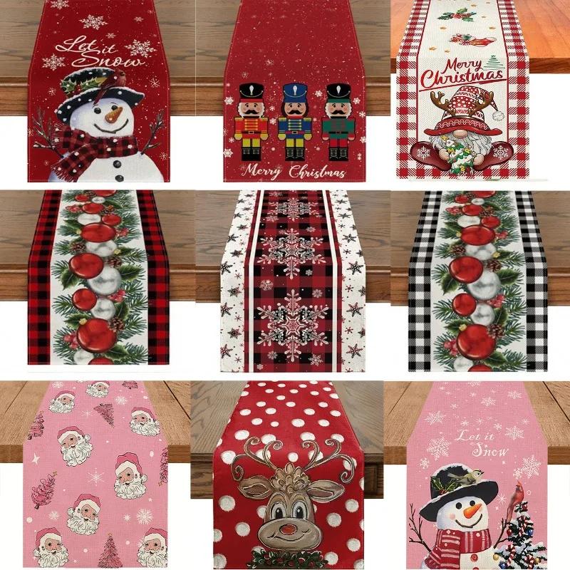 Linen Red Black Buffalo Check Plaid Christmas Table Runner Seasonal Winter Christmas Xmas Holiday Farmhouse Style Table Decor 33 x120cm
Linen Red Black Buffalo Check Plaid Christmas Table Runner Seasonal Winter Christmas Xmas Holiday Farmhouse Style Table Decor 33 x120cm