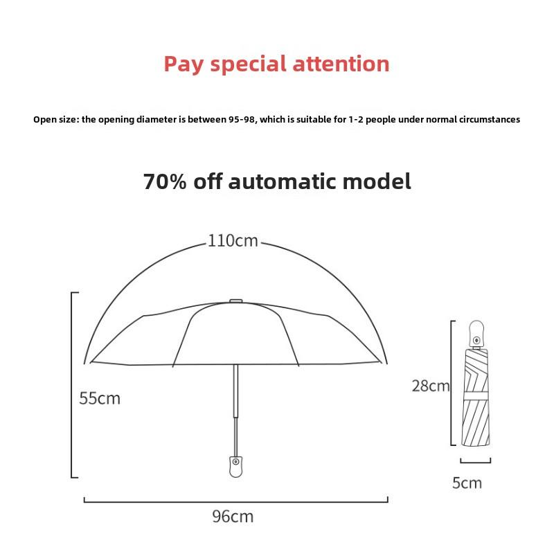 Fully Automatic Folding Sun Umbrella Sun Protection Sun Protection Against Ultraviolet Umbrella Sun Rain Iron&8K рожевий
Fully Automatic Folding Sun Umbrella Sun Protection Sun Protection Against Ultraviolet Umbrella Sun Rain Iron&8K рожевий