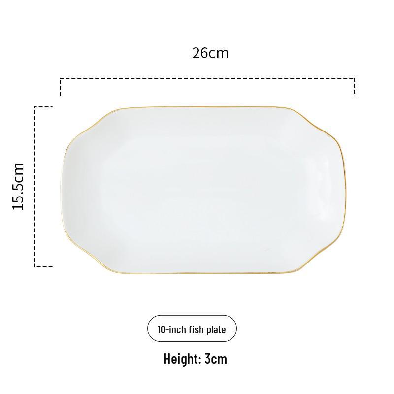 Nordic Ceramic Steamed Fish Plate - Creative, Stylish, Large Plate for Chopped Pepper Fish Heads
Nordic Ceramic Steamed Fish Plate - Creative, Stylish, Large Plate for Chopped Pepper Fish Heads