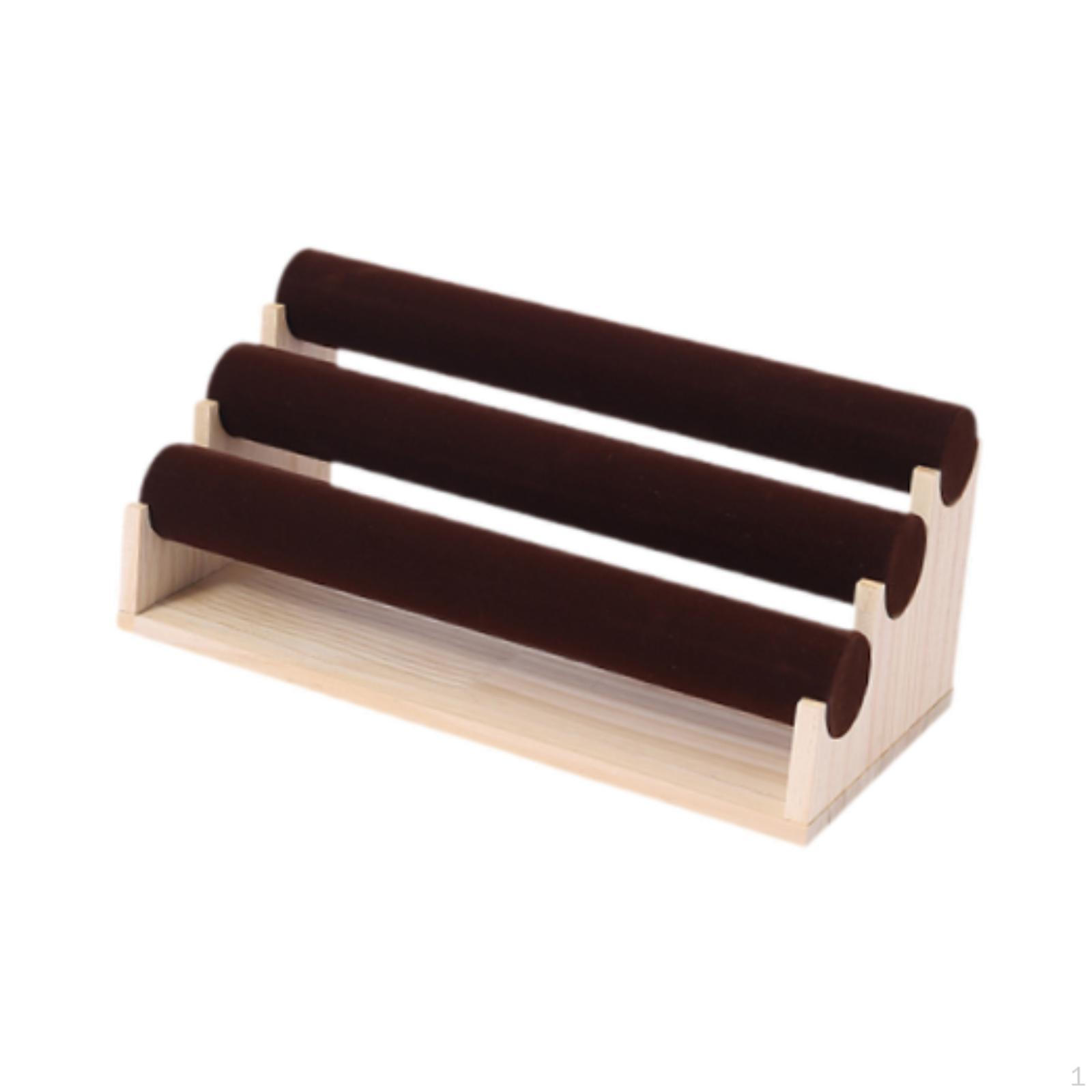 Bangle Bracelet Holder Jewelry Organizer 3 Layer Wristwatch Rack Watch Stand for Shopping Mall кавовий
Bangle Bracelet Holder Jewelry Organizer 3 Layer Wristwatch Rack Watch Stand for Shopping Mall кавовий