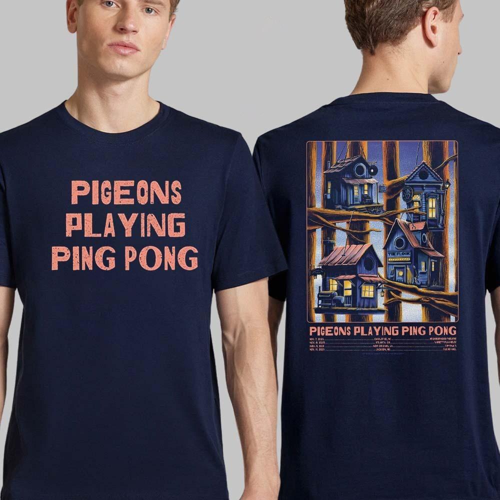 Pigeons Playing Ping Pong North America November 2025 Tour City Dates T-Shirt S
Pigeons Playing Ping Pong North America November 2025 Tour City Dates T-Shirt S