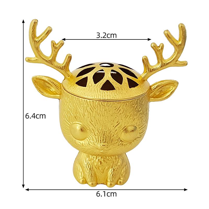 Creative Nordic Reindeer Incense Burner Alloy Incense Burner Auspicious Cloud Incense Burner Home Indoor Aromatherapy Ornament
Creative Nordic Reindeer Incense Burner Alloy Incense Burner Auspicious Cloud Incense Burner Home Indoor Aromatherapy Ornament