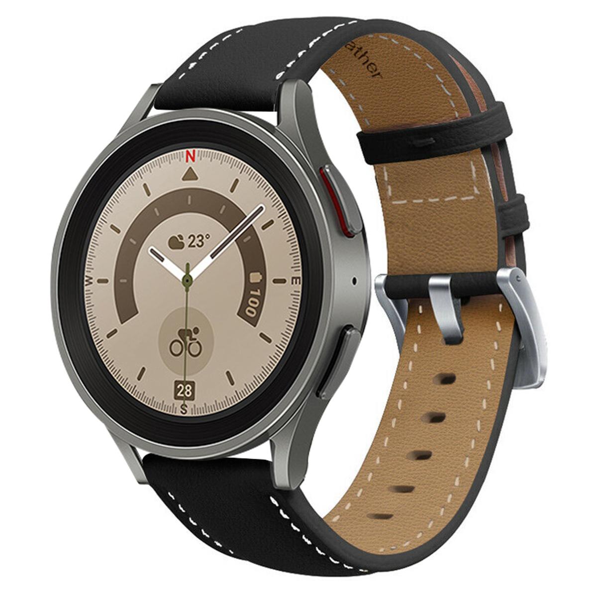 For Samsung Galaxy Watch 5 40mm/44mm/5 Pro 45mm Stitching Watch Band Genuine Leather Watch Strap Adjustable Wristband I
For Samsung Galaxy Watch 5 40mm/44mm/5 Pro 45mm Stitching Watch Band Genuine Leather Watch Strap Adjustable Wristband I