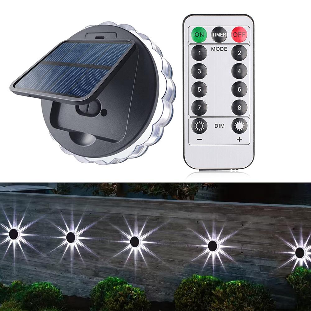 Solar Wall Lamp Petal Shaped 8 Modes 90 Degree Adjustable Outdoor Lighting Garden Decorative Light Solar Fence Light Lawn Light
Solar Wall Lamp Petal Shaped 8 Modes 90 Degree Adjustable Outdoor Lighting Garden Decorative Light Solar Fence Light Lawn Light