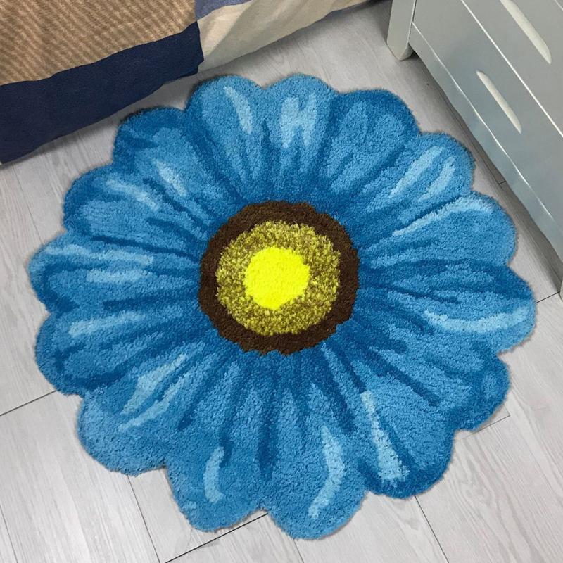 3D Peony Pattern Thick Carpet Nordic Art Flower Rug Soft Flocking Daisy Rug For Living Room Bedroom Anti-slip Hallway Door Mat diameter 50cm
3D Peony Pattern Thick Carpet Nordic Art Flower Rug Soft Flocking Daisy Rug For Living Room Bedroom Anti-slip Hallway Door Mat diameter 50cm