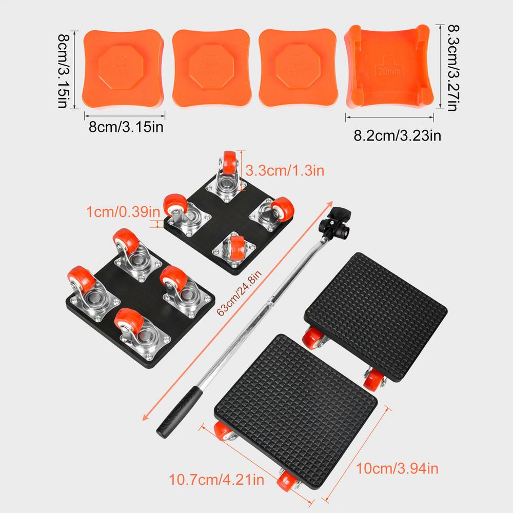 Furniture Moving Wheels 1100 Lbs Heavy Duty Sliders Set 360 Rotating Furniture Movers Set For Sofa Mattress Piano Cabinet чорний
Furniture Moving Wheels 1100 Lbs Heavy Duty Sliders Set 360 Rotating Furniture Movers Set For Sofa Mattress Piano Cabinet чорний