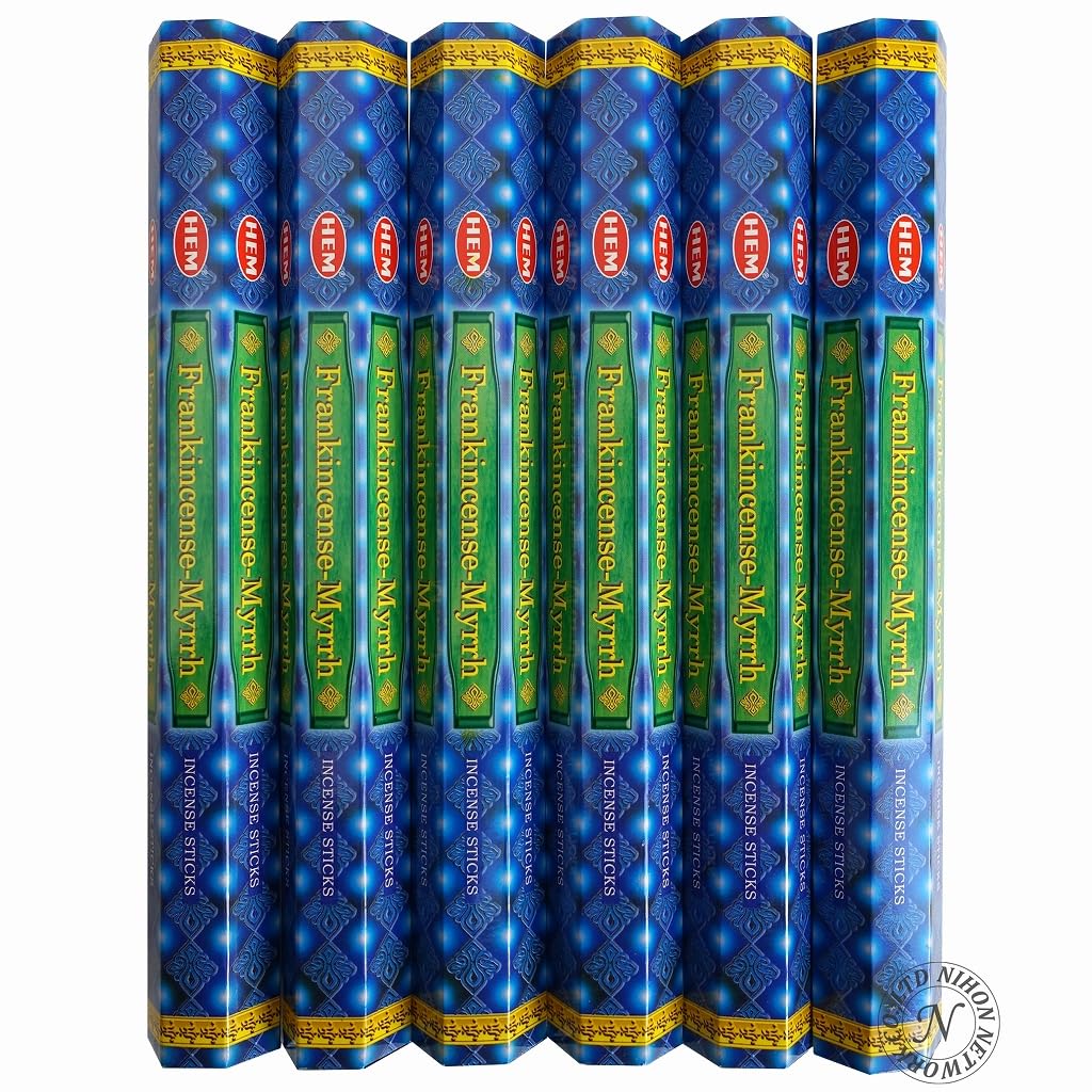 HEM / Incense Sticks / Frankincense Myrrh / Set of 6
HEM / Incense Sticks / Frankincense Myrrh / Set of 6