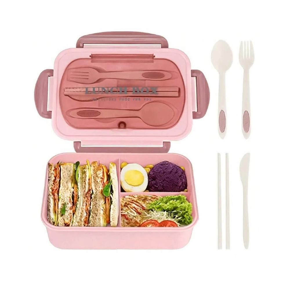 Large Capacity Bento Box with 3 Compartments Leakproof Design Dishwasher Safe Durable and Eco-Friendly Food Storage Container
Large Capacity Bento Box with 3 Compartments Leakproof Design Dishwasher Safe Durable and Eco-Friendly Food Storage Container