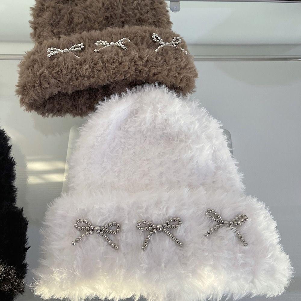 Вязаная плюшевая шапка с бантом и бантом, теплая шапка, зимняя шапка, повседневные шапочки, шапка, аксессуары для одежды
Вязаная плюшевая шапка с бантом и бантом, теплая шапка, зимняя шапка, повседневные шапочки, шапка, аксессуары для одежды